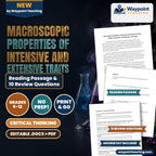 Macroscopic Properties of Intensive and Extensive Traits Reading Worksheet cover