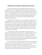 Mathematical Verification of Balanced Atom Counts Reading Worksheet sample page