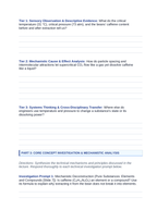 Matter: Properties, Classification, & Changes Phenomena-Based Lesson: Supercritical Fluid Extraction of Caffeine from Green Coffee Beans Student Response Sheet sample page