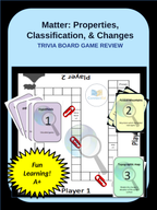 Matter: Properties, Classification, & Changes Trivia Board Game sample page