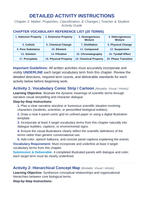 Matter: Properties, Classification, & Changes Vocabulary Choice Board sample page