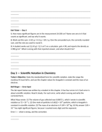 Measurement, Significant Figures, & the Metric System Bell Ringers & Exit Tickets sample page