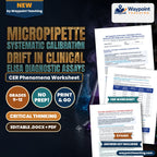Micropipette Systematic Calibration Drift in Clinical ELISA Diagnostic Assays CER Phenomena Worksheet cover