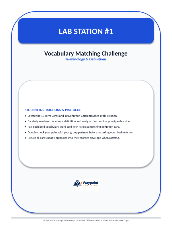 Mixtures, Solutions, & Solubility Differentiation Stations sample page
