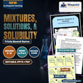 Mixtures, Solutions, & Solubility Trivia Board Game cover