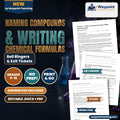 Naming Compounds & Writing Chemical Formulas Bell Ringers & Exit Tickets cover