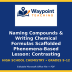 Naming Compounds & Writing Chemical Formulas Scaffolded Phenomena-Based Lesson: Contrasting Chemical Properties of Iron(II) vs. Iron(III) Oxides Presentation cover