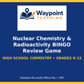 Nuclear Chemistry & Radioactivity BINGO Review Game cover