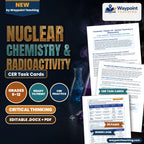 Nuclear Chemistry & Radioactivity CER Task Cards cover