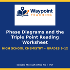 Phase Diagrams and the Triple Point Reading Worksheet cover