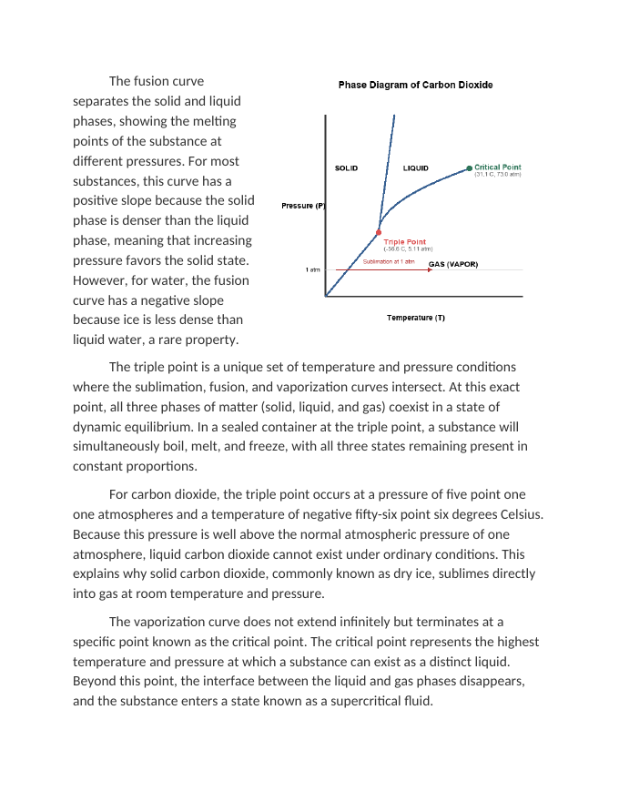 Phase Diagrams and the Triple Point Reading Worksheet sample page