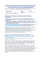 Rutherford Alpha Particle Scattering and Nuclear Cross-Section Discovery CER Phenomena Worksheet sample page