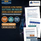 Rutherford Alpha Particle Scattering and Nuclear Cross-Section Discovery CER Phenomena Worksheet cover