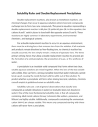 Solubility Rules and Double Replacement Precipitates Reading Worksheet sample page