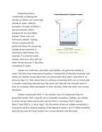 Solubility Rules and Double Replacement Precipitates Reading Worksheet sample page