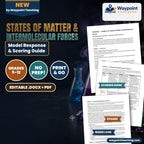 States of Matter & Intermolecular Forces Model Response & Scoring Guide cover