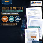 States of Matter & Intermolecular Forces Substitute Lesson Plan cover