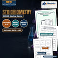 Stoichiometry: Mole Ratios, Limiting Reactants, & Percent Yield BINGO Review Game cover