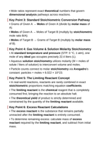 Stoichiometry: Mole Ratios, Limiting Reactants, & Percent Yield Guided Notes sample page