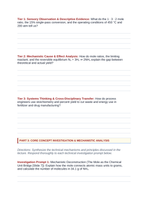 Stoichiometry: Mole Ratios, Limiting Reactants, & Percent Yield Phenomena-Based Lesson: The Industrial Haber-Bosch Ammonia Synthesis and Percent Yield Student Response Sheet sample page
