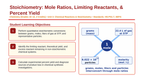 Stoichiometry: Mole Ratios, Limiting Reactants, & Percent Yield Slide Show Presentation sample page