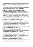 Thermochemistry & Heat of Reaction Guided Notes sample page