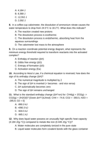 Thermochemistry & Heat of Reaction Lesson Quiz sample page