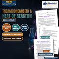 Thermochemistry & Heat of Reaction Lesson Quiz cover