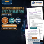 Thermochemistry & Heat of Reaction Lesson Quiz cover