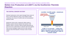 Thermochemistry & Heat of Reaction Phenomena-Based Lesson: Molten Iron Production at 2,500°C via the Exothermic Thermite Reaction Presentation sample page