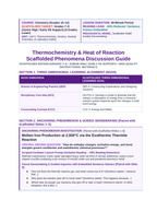 Thermochemistry & Heat of Reaction Scaffolded Phenomena-Based Lesson: Molten Iron Production at 2,500°C via the Exothermic Thermite Reaction Teacher Discussion Guide sample page