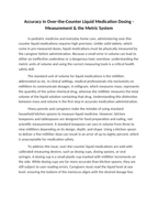 Accuracy in Over-the-Counter Liquid Medication Dosing Reading Worksheet sample page
