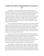 Acid Rain and its Effect on Building Materials Reading Worksheet sample page