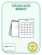 Acids, Bases, & pH BINGO Review Game sample page