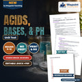 Acids, Bases, & pH Spanish Unit Test cover