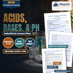 Acids, Bases, & pH Substitute Lesson Plan cover