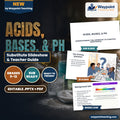 Acids, Bases, & pH Substitute Slideshow & Teacher Guide cover