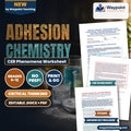Adhesion Chemistry: Cyanoacrylate Anionic Polymerization, Polyurethane Moisture Cure, and Epoxy Ring-Opening CER Phenomena Worksheet cover