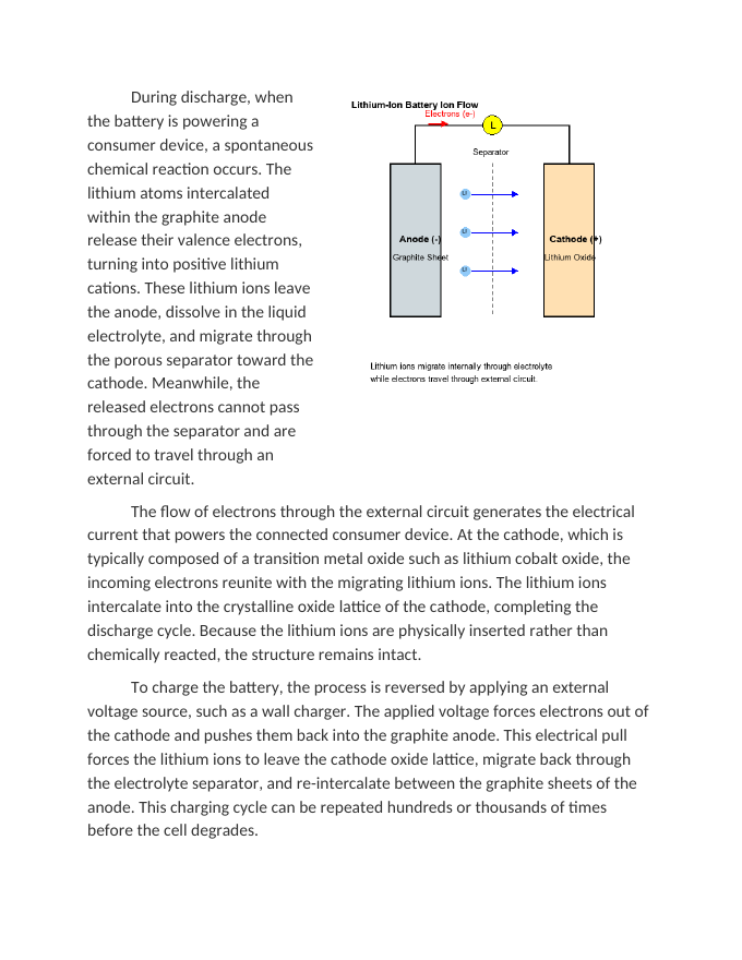 Alkali Metals in Modern Lithium-Ion Batteries Reading Worksheet sample page