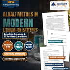 Alkali Metals in Modern Lithium-Ion Batteries Reading Worksheet cover