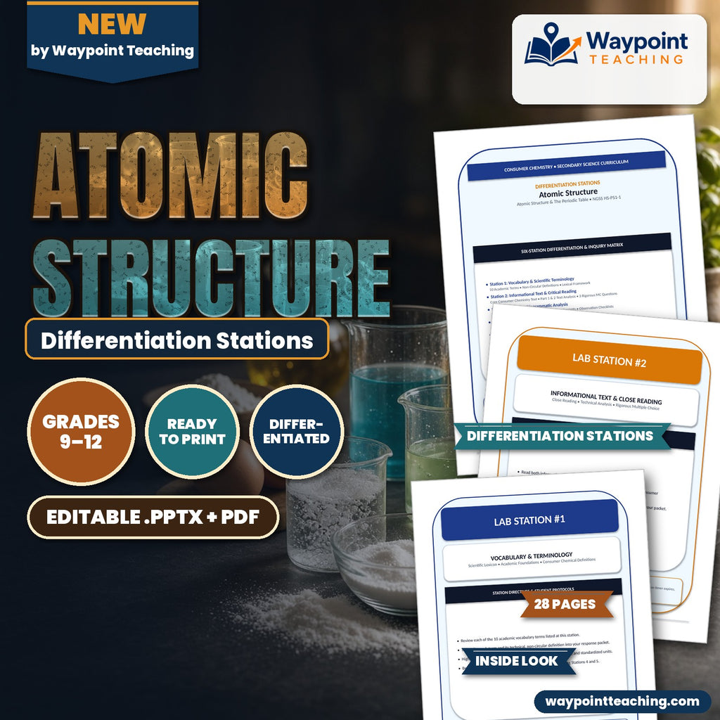Atomic Structure Differentiation Stations cover