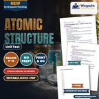 Atomic Structure Spanish Unit Test cover