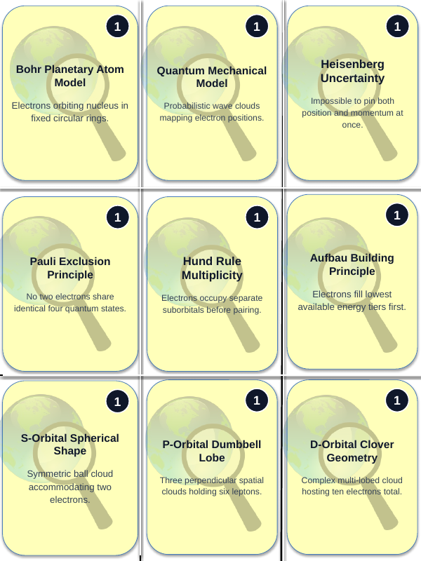 Atomic Structure Trivia Board Game sample page