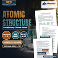 Atomic Structure Vocabulary Choice Board cover