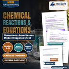 Chemical Reactions & Equations Phenomena-Based Lesson: Explosive Millisecond Deployment of Automobile Airbags from Solid Sodium Azide Pellets Student Response Sheet cover
