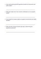 Chemical Reactions & Equations Real-World Case Study sample page