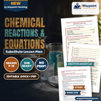 Chemical Reactions & Equations Substitute Lesson Plan cover