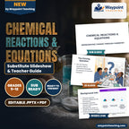 Chemical Reactions & Equations Substitute Slideshow & Teacher Guide cover