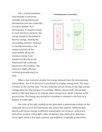 Chemiluminescence: How Emergency Glow Sticks Work Reading Worksheet sample page