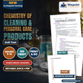Chemistry of Cleaning & Personal Care Products Spanish Unit Test cover